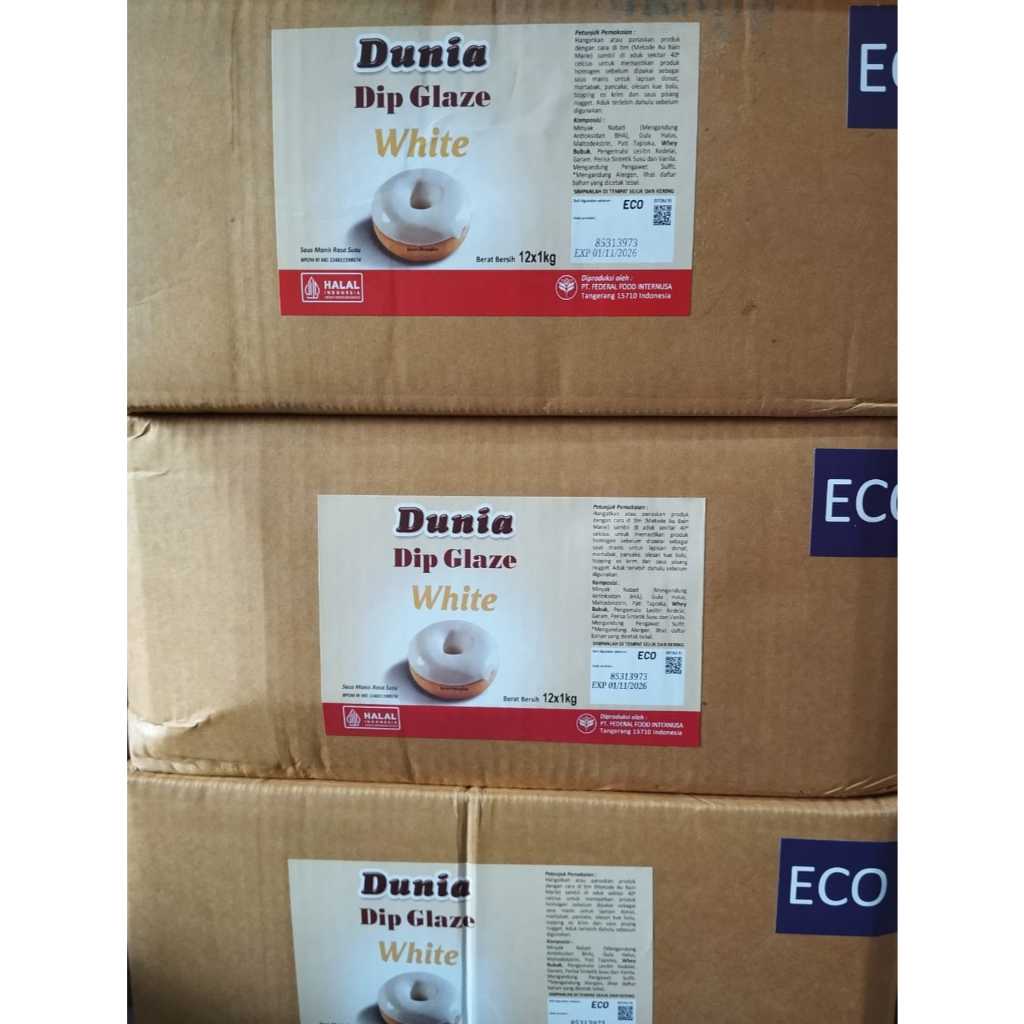

[ DUS ] Dunia Dip Glaze Dark Bantal 12x1kg ECO