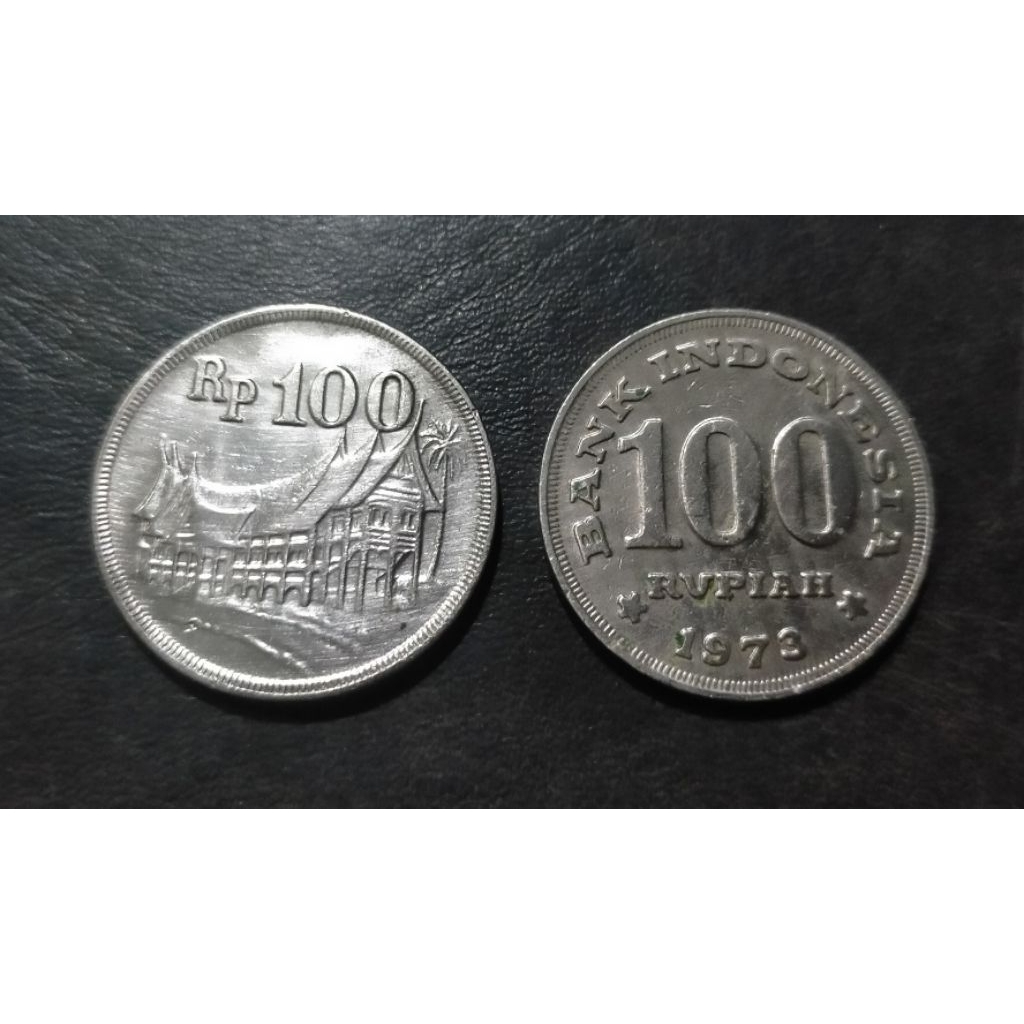 Koin 100 rumah gadang 1973