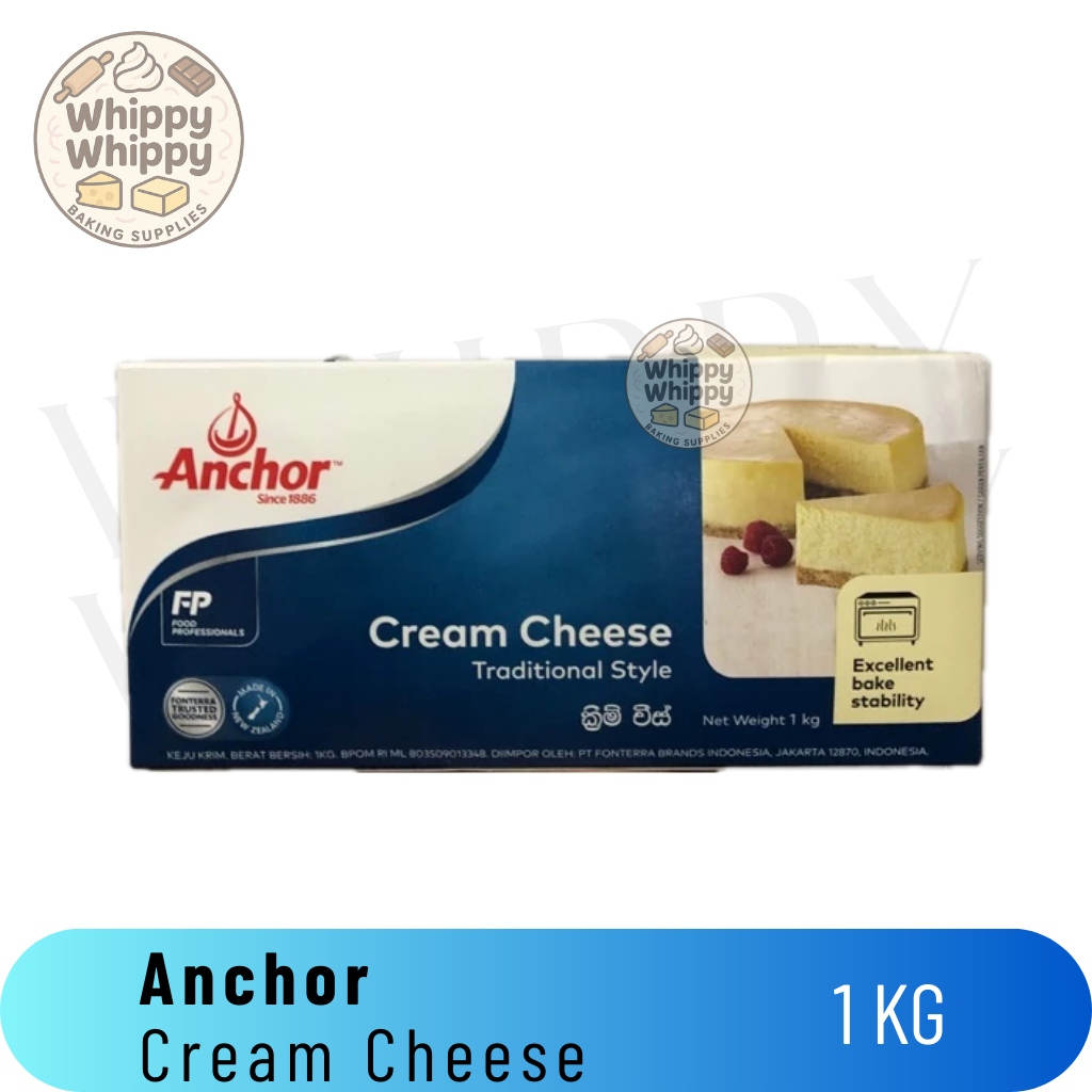 Cream Cheese Anchor Krim Keju 1 Kilogram / Cream Cheese Anchor 1 KG / Cream Cheese Anchor