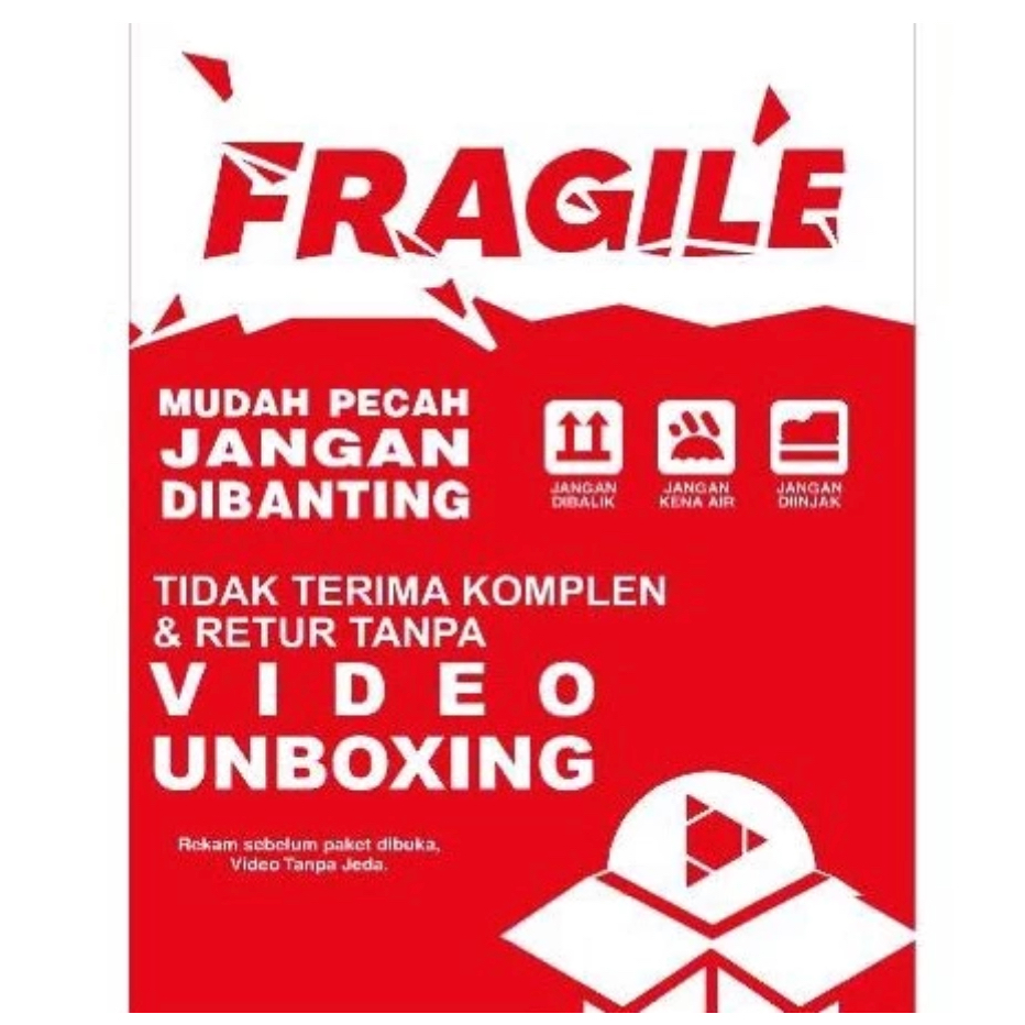 

FRAGILE UNBOXING PECAH BELAH STIKER FW
