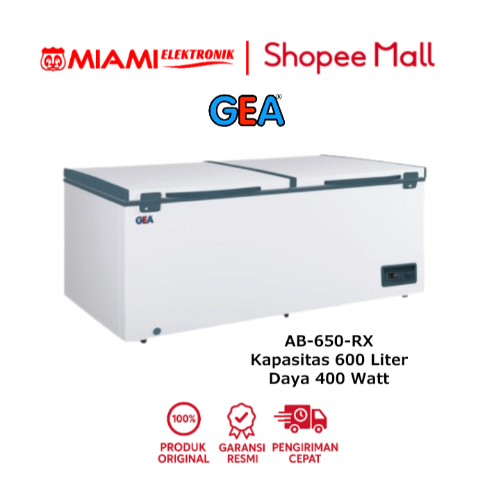 GEA AB-650-RX / AB650RX Chest Freezer 600 Liter 400 Watt Dual Chiller - Freezer Mode