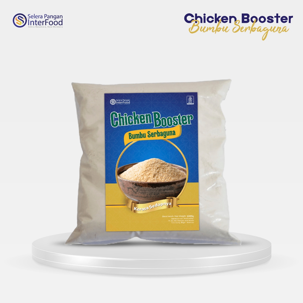 

NEW!! Chicken Booster Penambah Rasa & Aroma pada daging ayam ekonomis kemasan 1kg