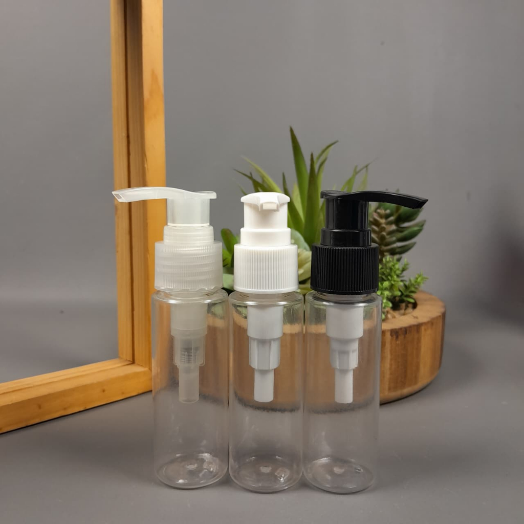 Botol Pump 50 Ml RF NATURAL / Botol Lotion Pump 50 Ml / Botol Sabun 50 Ml