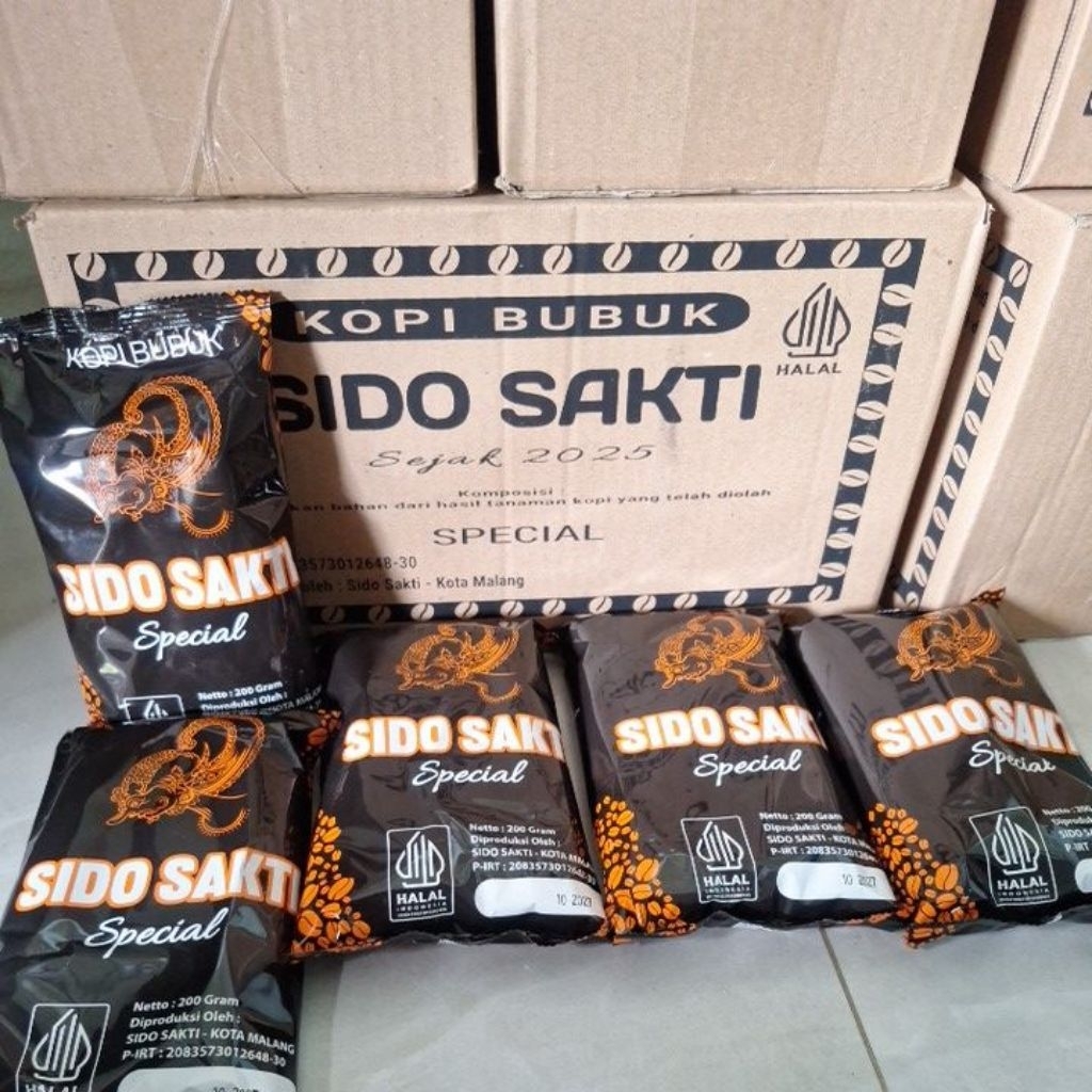 

Kopi Bubuk Cap Sido Sakti / 1Kg / Kopi Asli Malang / Kopi Nikmat