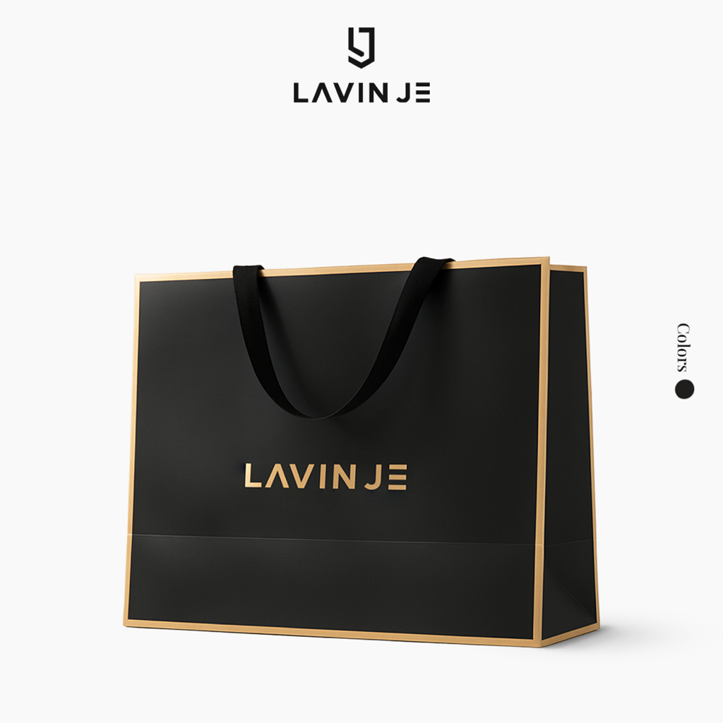 

LAVIN JE Paperbag untuk Hadiah Black Paperbag for Gifts Gift Bag 1103