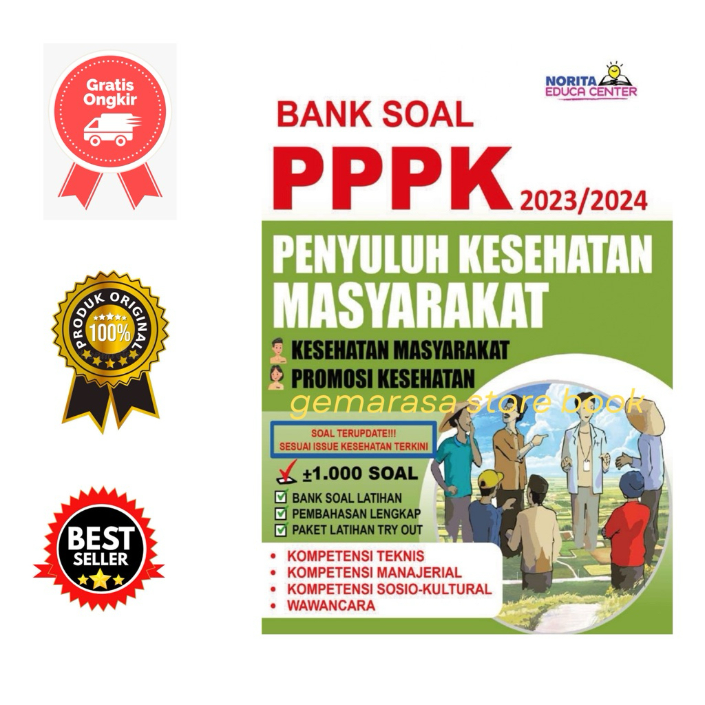 Buku Bank Soal PPPK Penyuluh Kesehatan Masyarakat tahun 2023-2024
