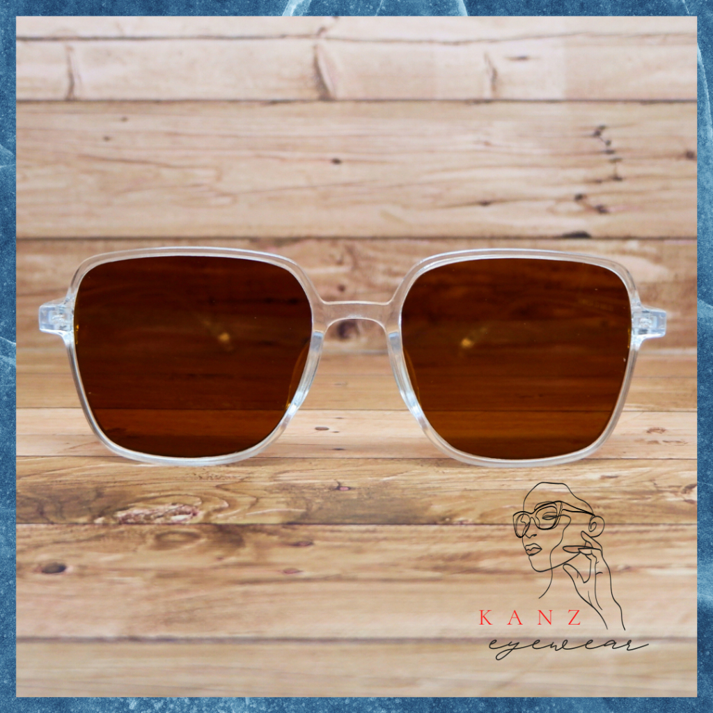 Kacamata Frame Warna Putih Kotak Besar Import Pria Wanita Terbaru Original Keren