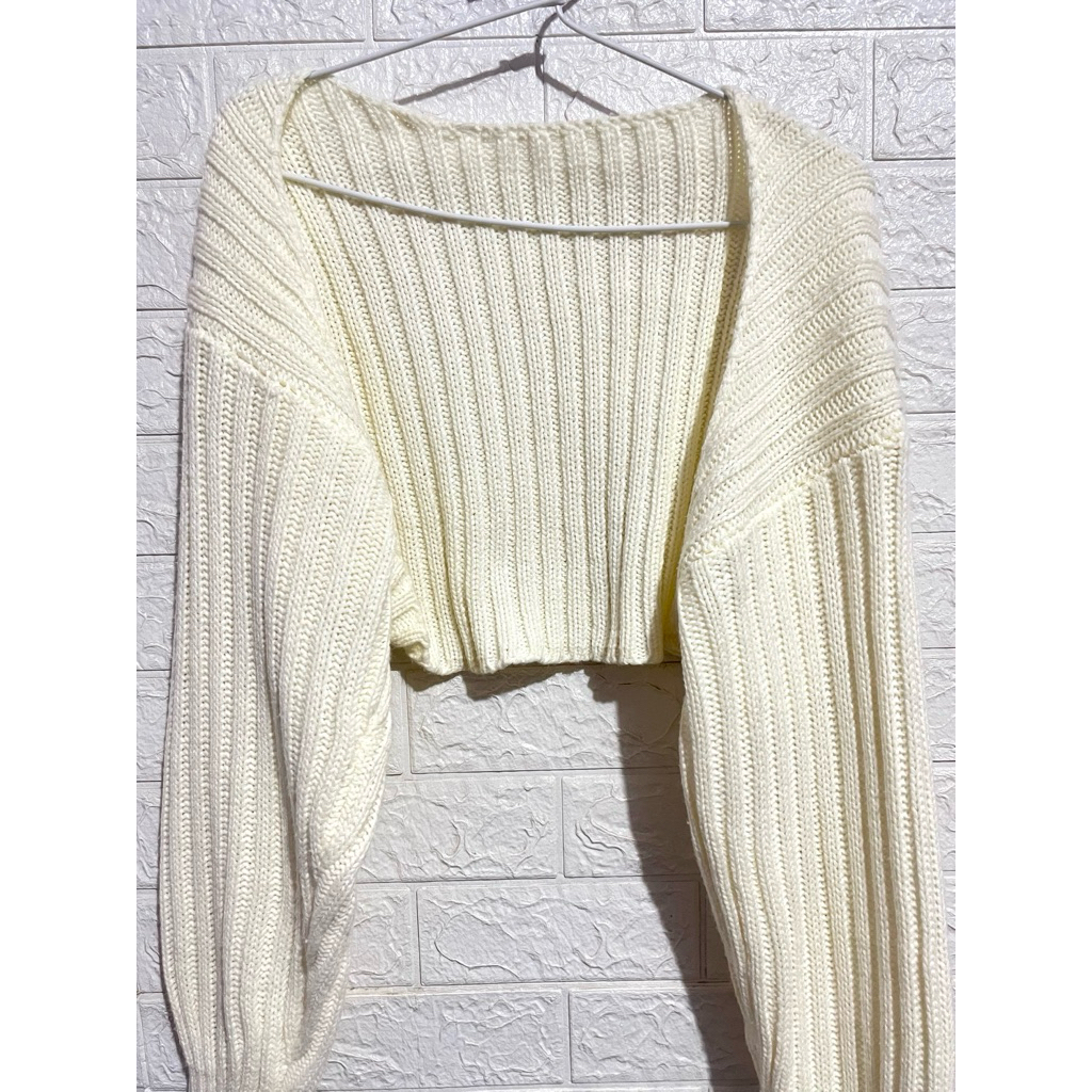 preloved cardigan rajut crop