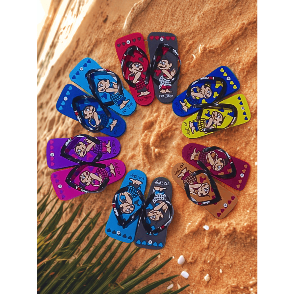 Grosir Sandal I Love Jogja / Paket Grosir Sandal Jepit / Oleh-Oleh Khas Jogja