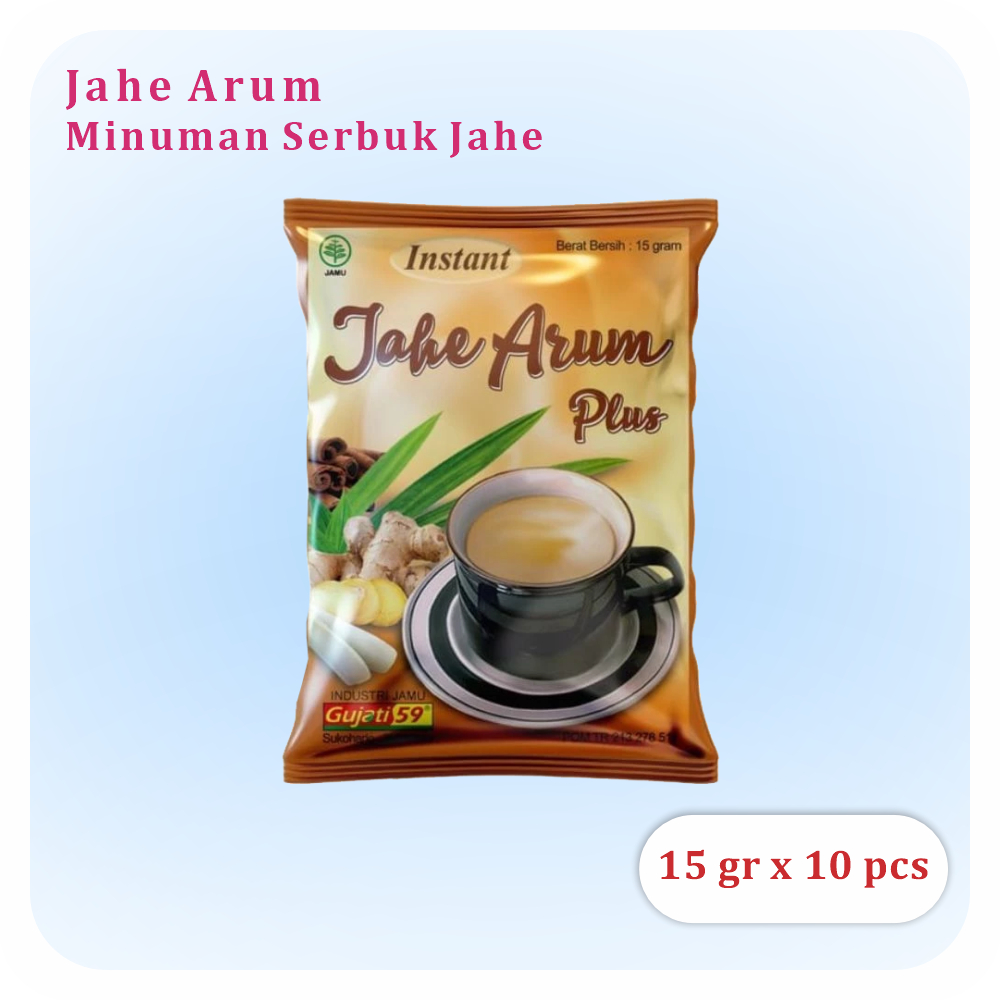 

GUJATI JAHE ARUM PLUS (1 Pack Isi 10 Sachet) / Rasa Manis
