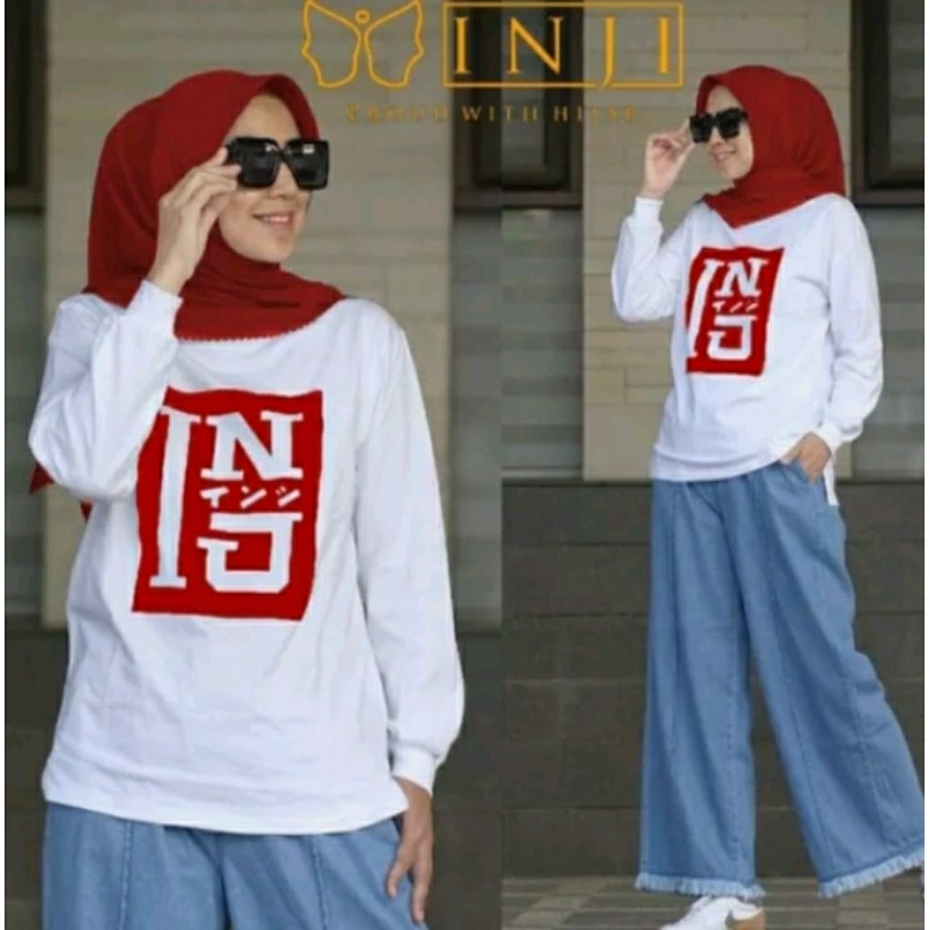 NEW KAOS INJI SHIRT ORIGINAL BY INJI (ATASAN SAJA)