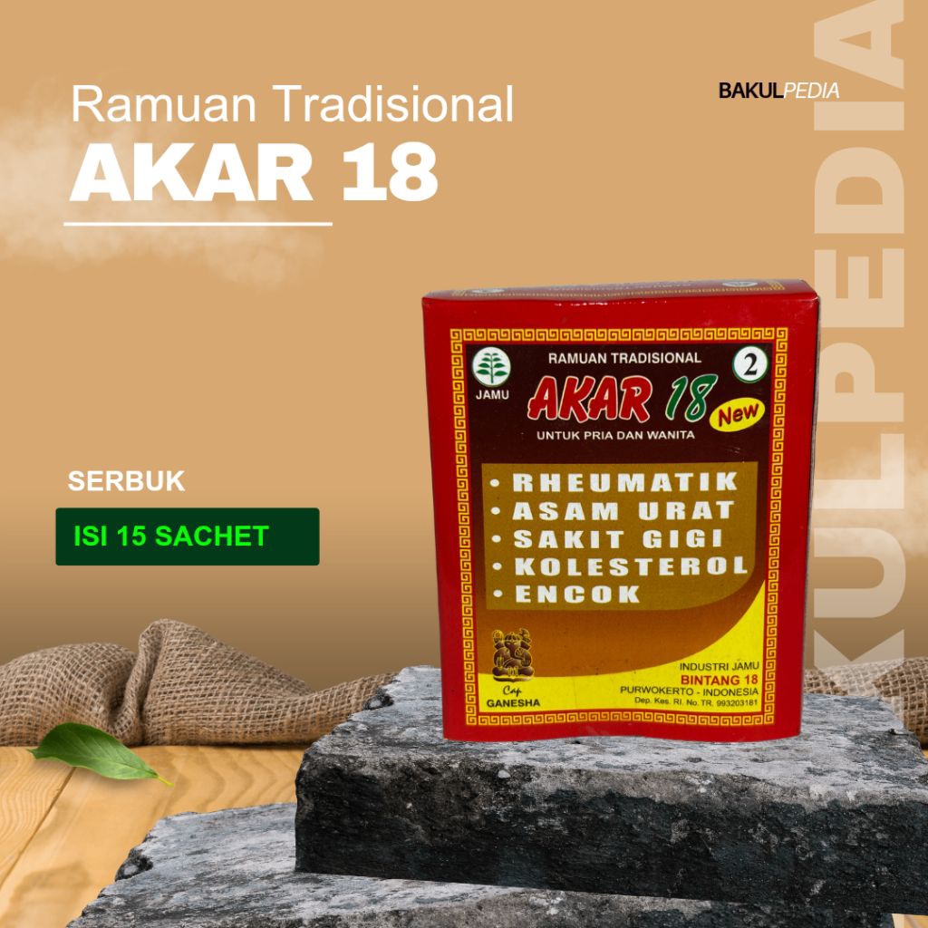 

Serbuk herbal A 18 untuk stamina fit dukung aktivitas harian