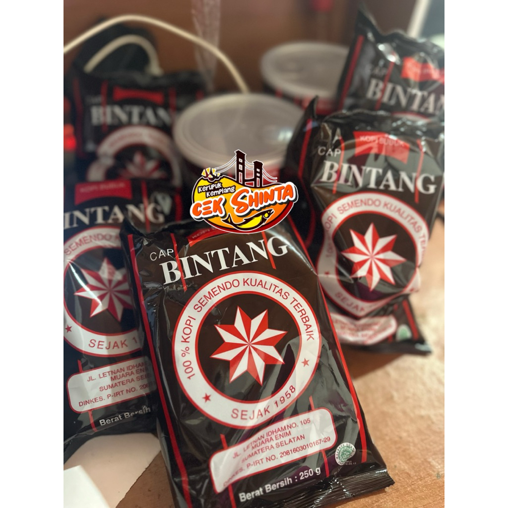 

1 KG KOPI BINTANG MUARA ENIM 250gr(4bks)