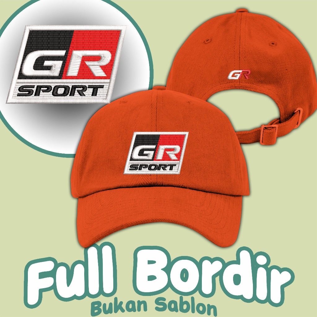 02TP Toyota GR Gazoo Racing Topi Bordir