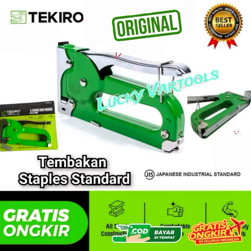 

TEKIRO STAPLES STANDAR 4-8 MM ORIGINAL STAPLES GUN TOOLS tembakan staples standard tekiro