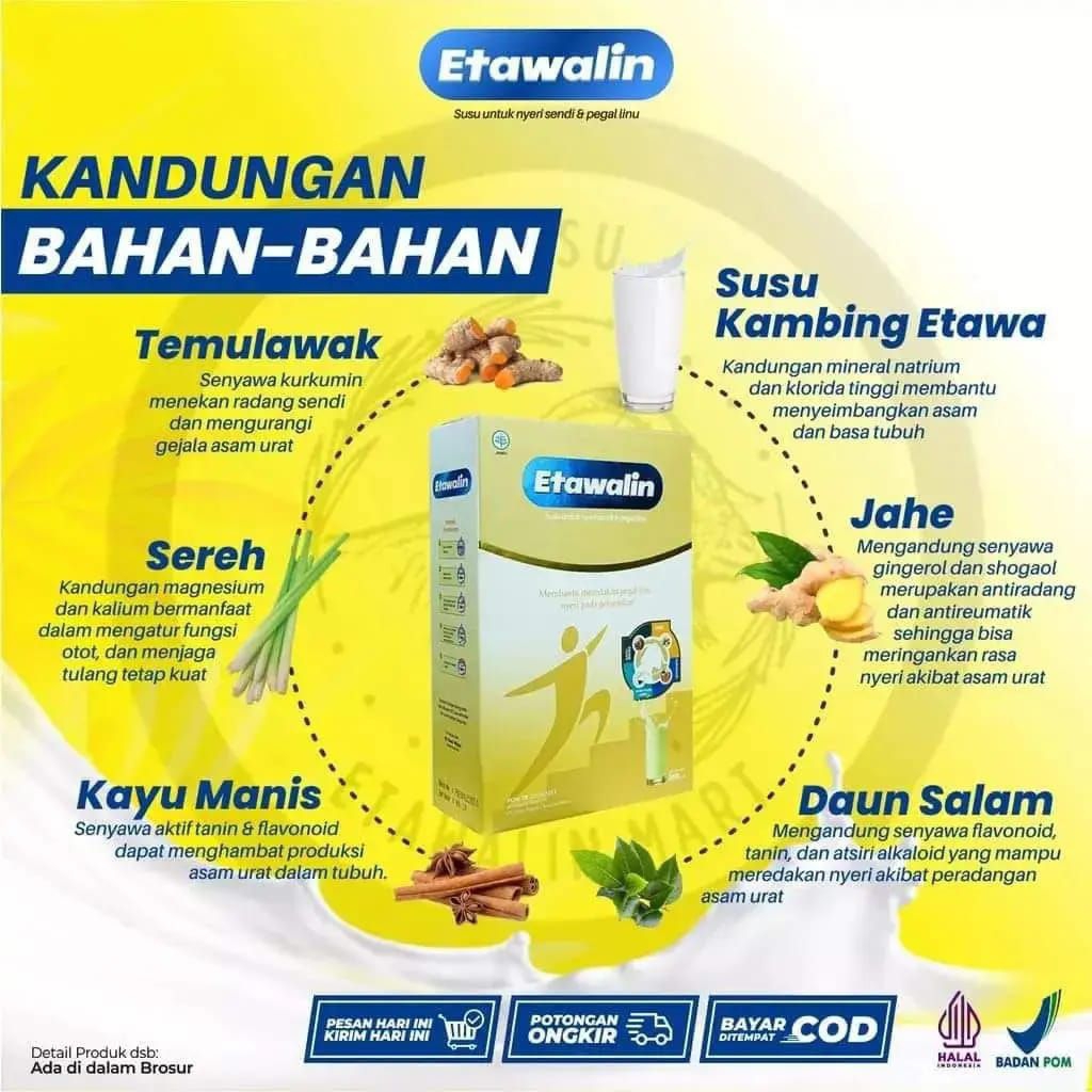 

Susu Kambing Etawa Tingkatkan Kepadatan & Kesehatan Tulang Sendi Susu Anti Asam Urat Rematik Reumatik Nyeri Sendi Cocok Untuk Lansia Pengapuran Sendi