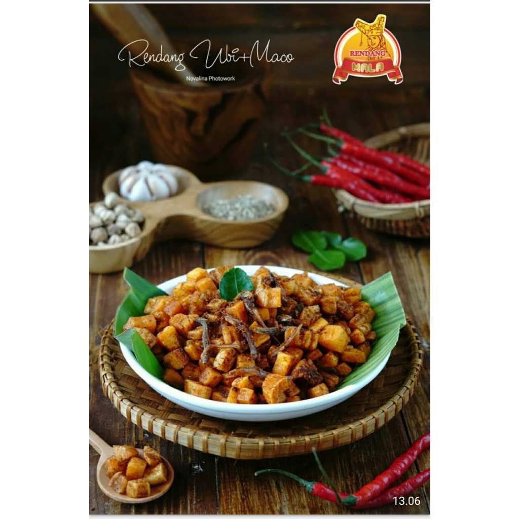 

Rendang Ubimaco (Ubi + Teri) Rendang Mala 200gr