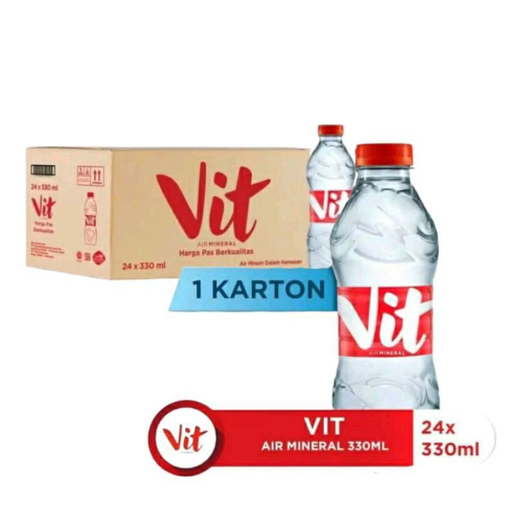 

Vit Air Mineral Botol Mini Kecil 330ml 1 Dus Isi 24 Botol Harga Pas Berkualitas Minuman Esensial 8 Mineral Water