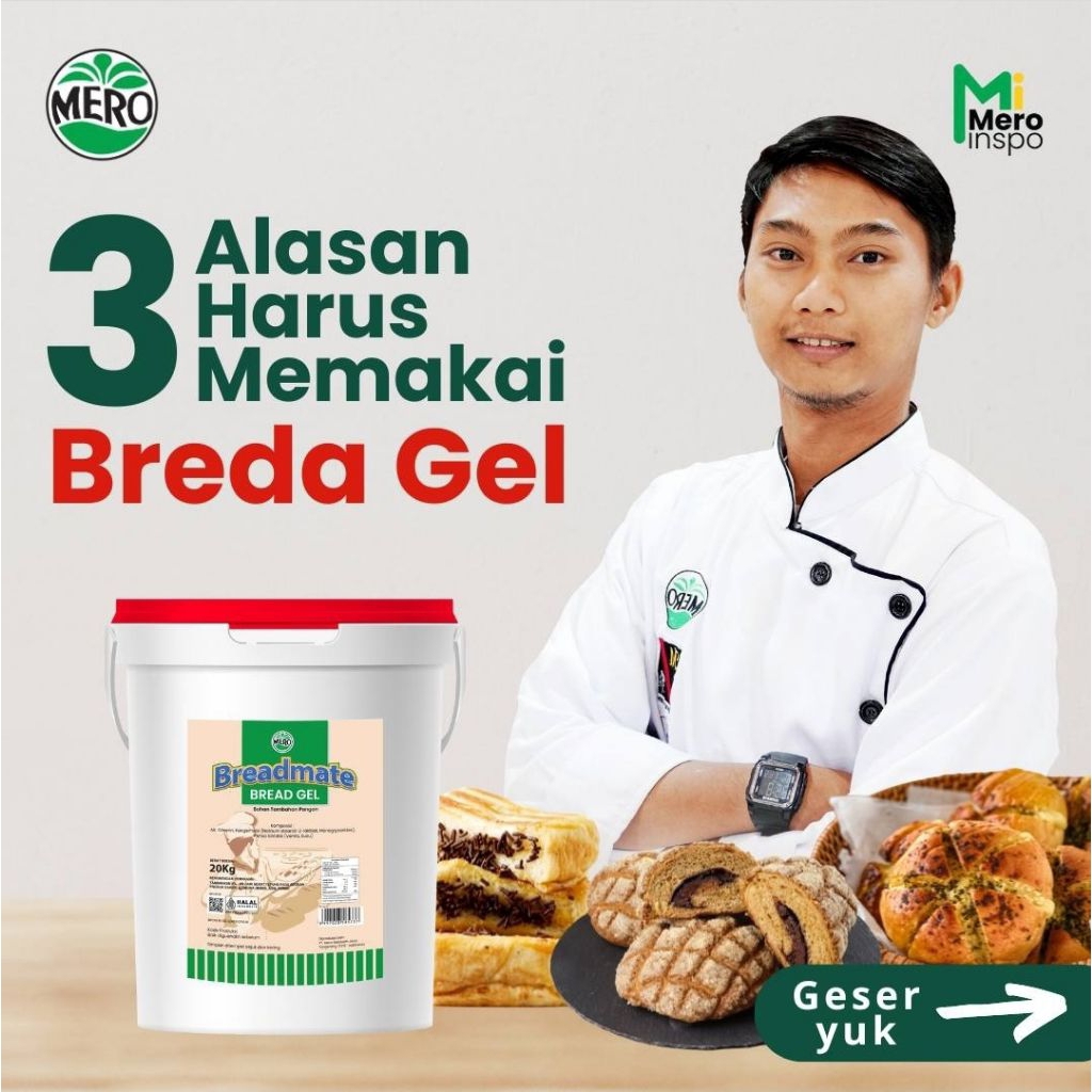 

Breadmate Bread Gel 4Kg - 4 Kg Breadgel Softener Pelembut Roti Donat Bread Mate