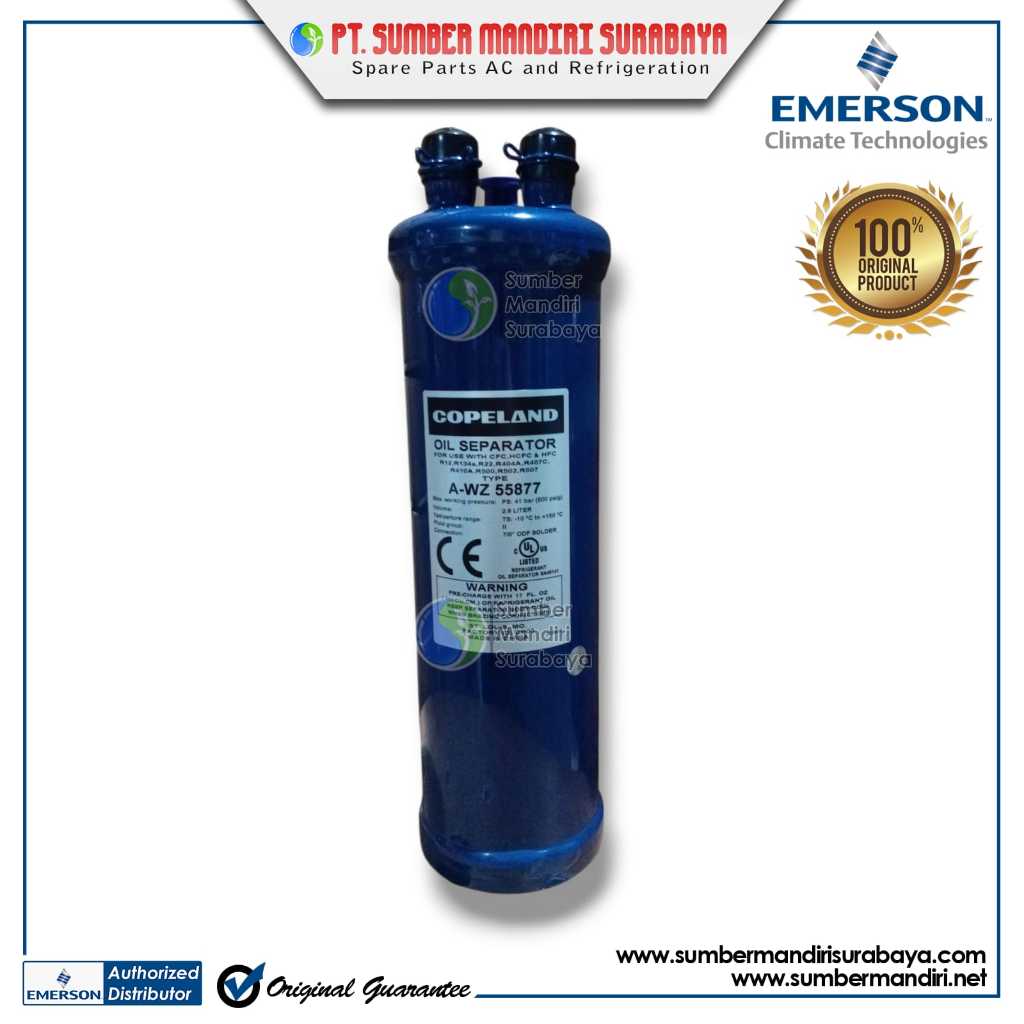 OIL SEPARATOR COPELAND EMERSON 7/8" - AW55877