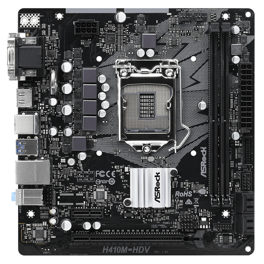 asrock H410M-HDV Motherboard Micro ATX LGA1200