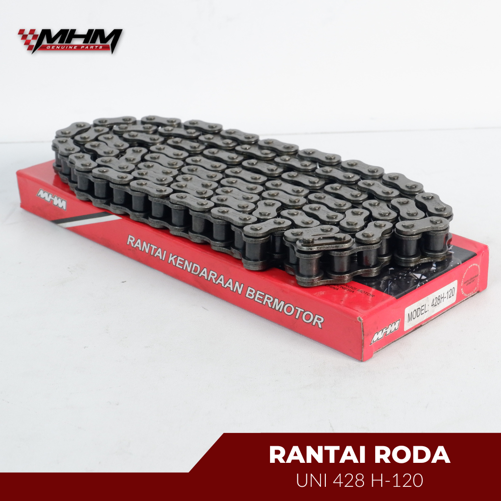 MHM Rantai Roda 428 H - 120 | Rantai Motor 428 H - 120 | Oem Quality