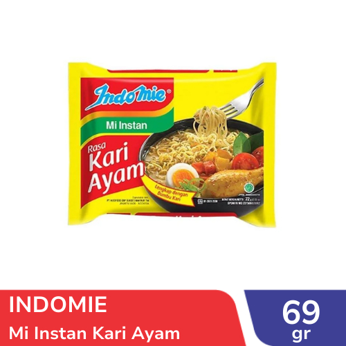 

INDOMIE MIE INSTAN RASA KARI AYAM 69GR