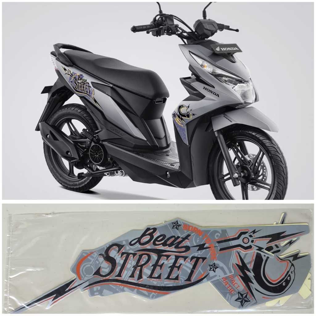 Striping Stiker Lis Honda Beat Street 2019 Silver / Striping Beat Street