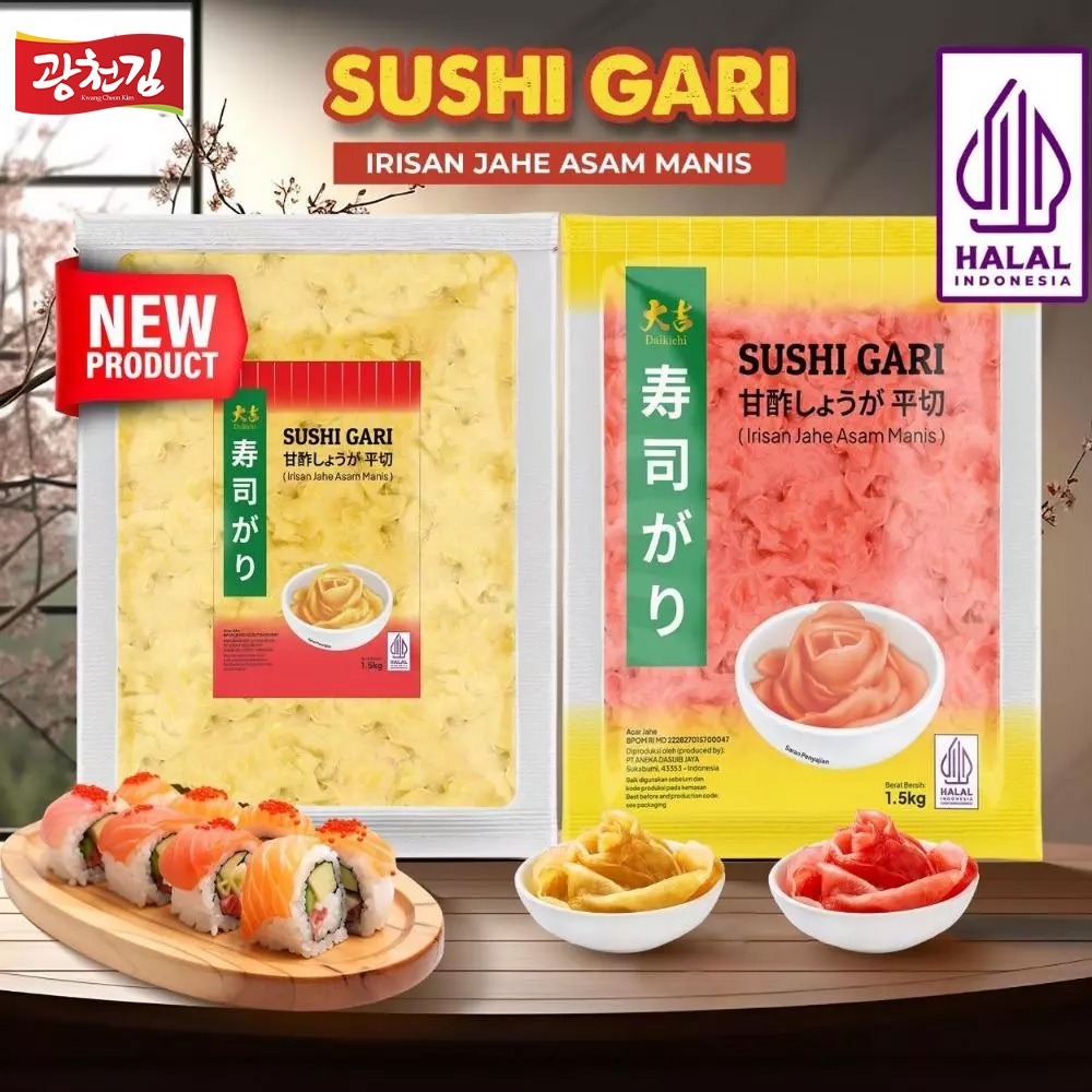 

DAIKICHI Sushi Gari Merah / Acar Jahe Merah / Red Ginger Pickle