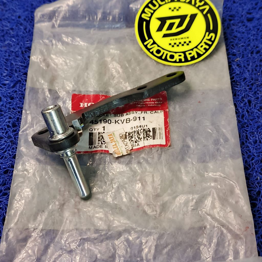 BESI BRACKET BREKET DUDUKAN KALIPER KEPALA BABI ATAU BRACKET SUB  ASSY RF CALP HONDA VARIO 110 CBS O
