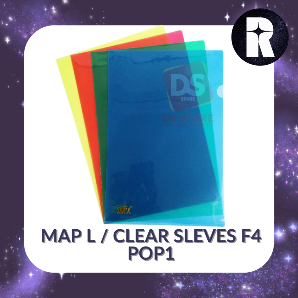 

Map L Plastik / Clear Sleves F4 POP1