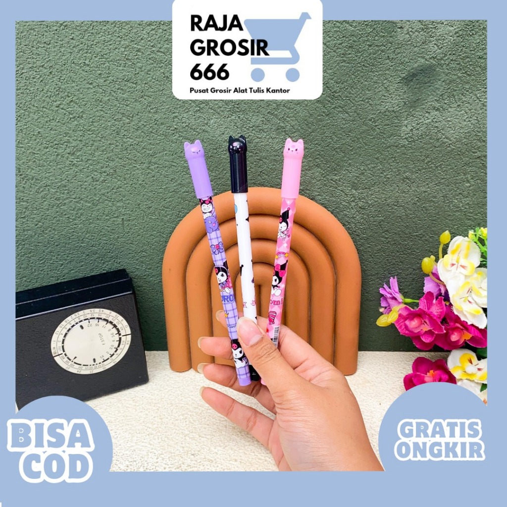 

PULPEN STANDAR KUPING KUROMI PG-2018 PEN LUCU IMUT KADO UNIK SOUVERNIR