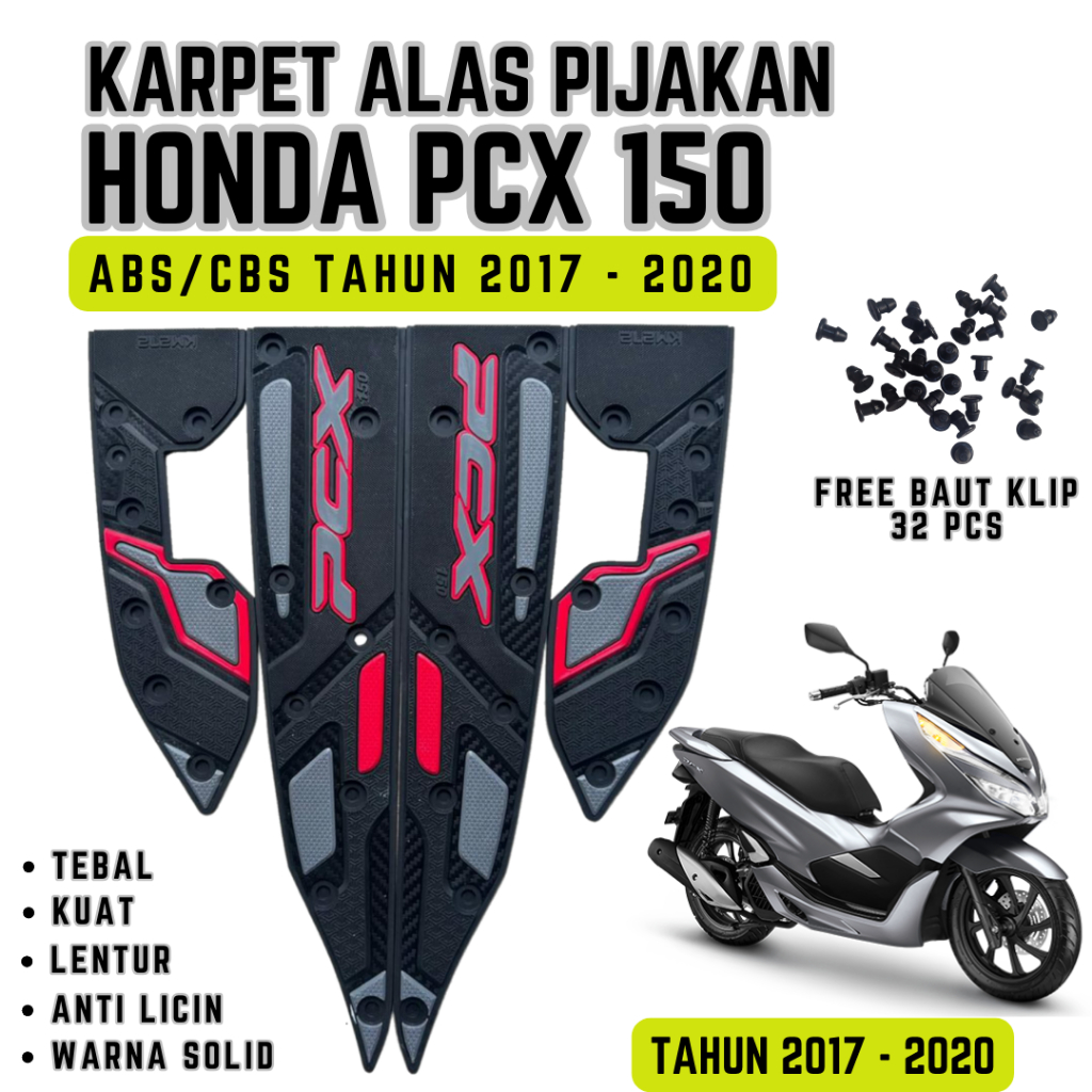 ALAS PIJAKAN KARPET HONDA PCX 150 ABS/CBS / AKSESORIS VARIASI PCX 150
