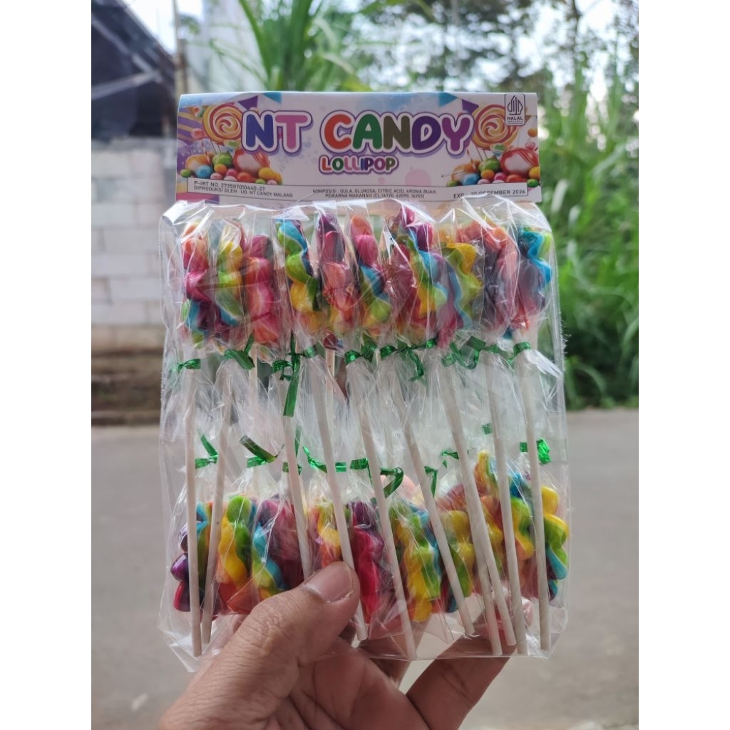 

permen 4 cm bentuk bunga tanpa hadiah 1 pack isi 20 pcs terlaris di shoppe