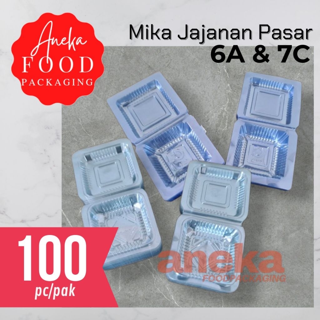 100pc- Mika plastik kue TX 7c & GX 6a kecil kemasan bolu snack jajanan pasar
