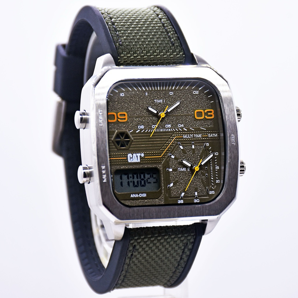 CATERPILLAR AS.149.23.337 Army Analog Digital Silicone Strap
