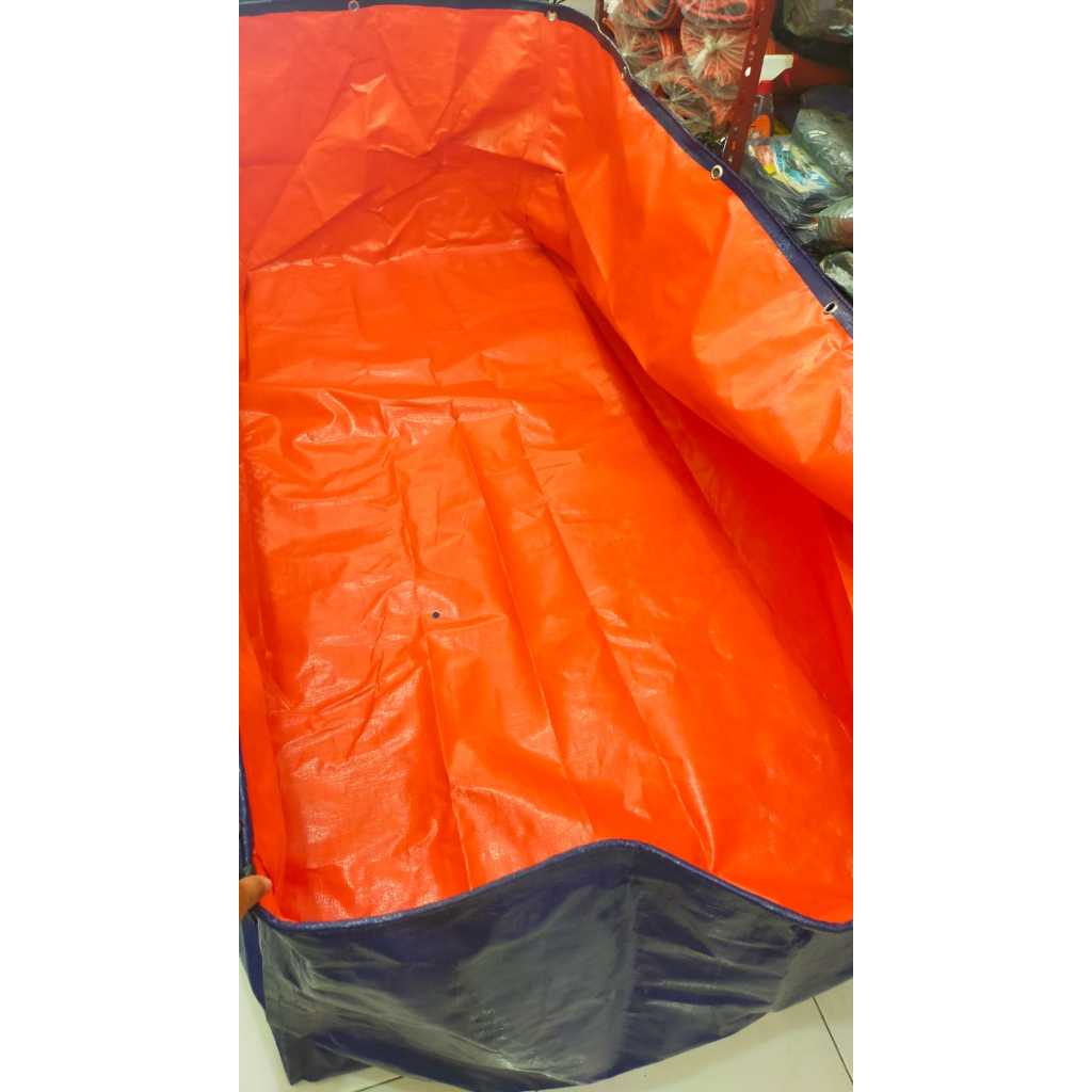 TERPAL KOLAM IKAN A15 2X1X0,50/ 2X1X50/ TERPAL KOLAM KOTAK/ TERPAL IKAN LELE