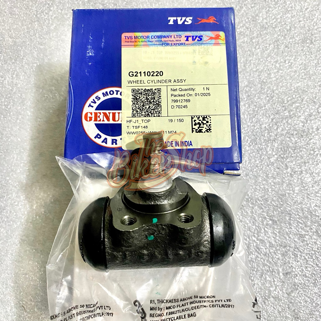 kaliper rem / master rem roda / wheel cylinder assy tvs king kargo cargo penumpang roda 3 original t