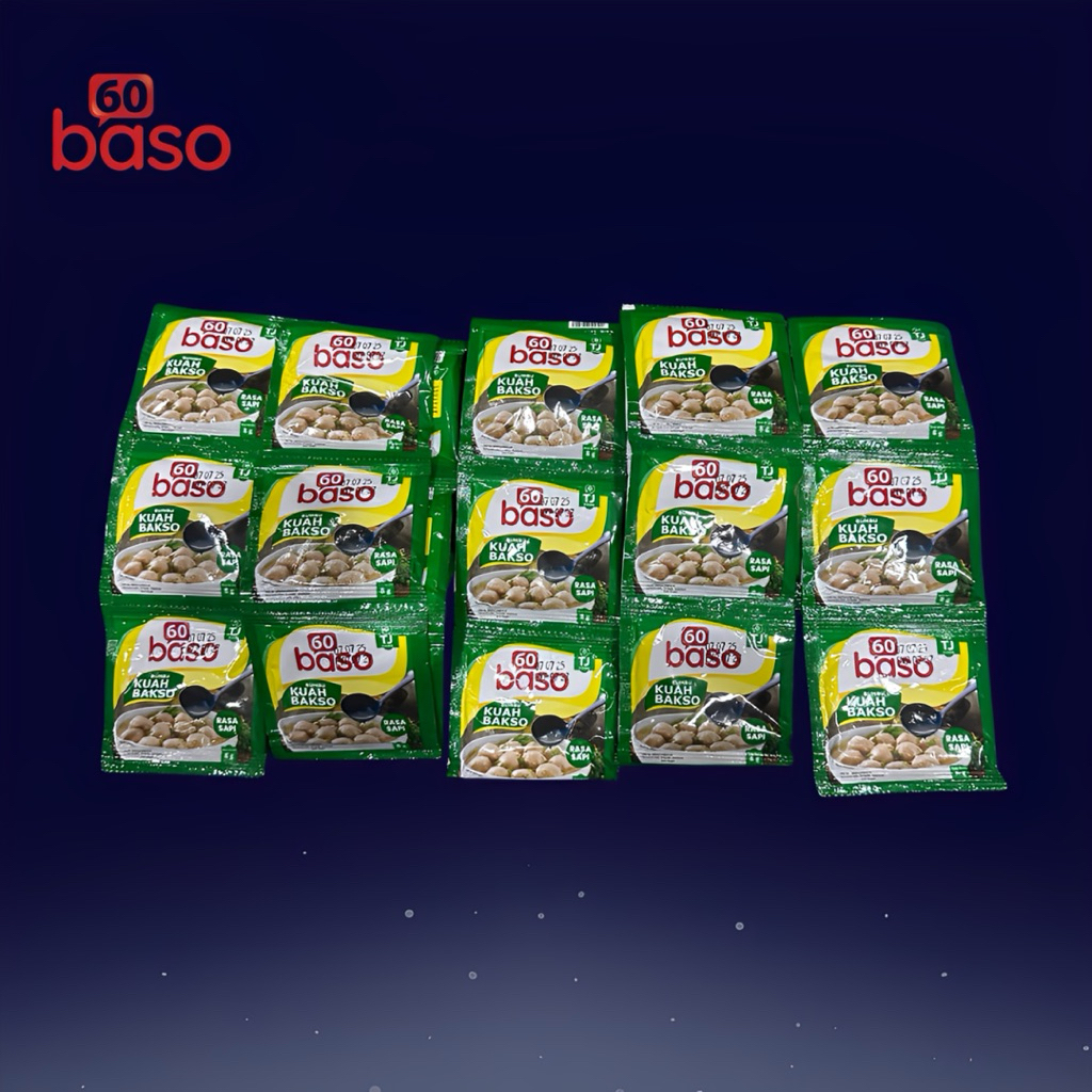 

Bumbu kuah bakso gobaso 8gr (1 pack isi 120pcs)