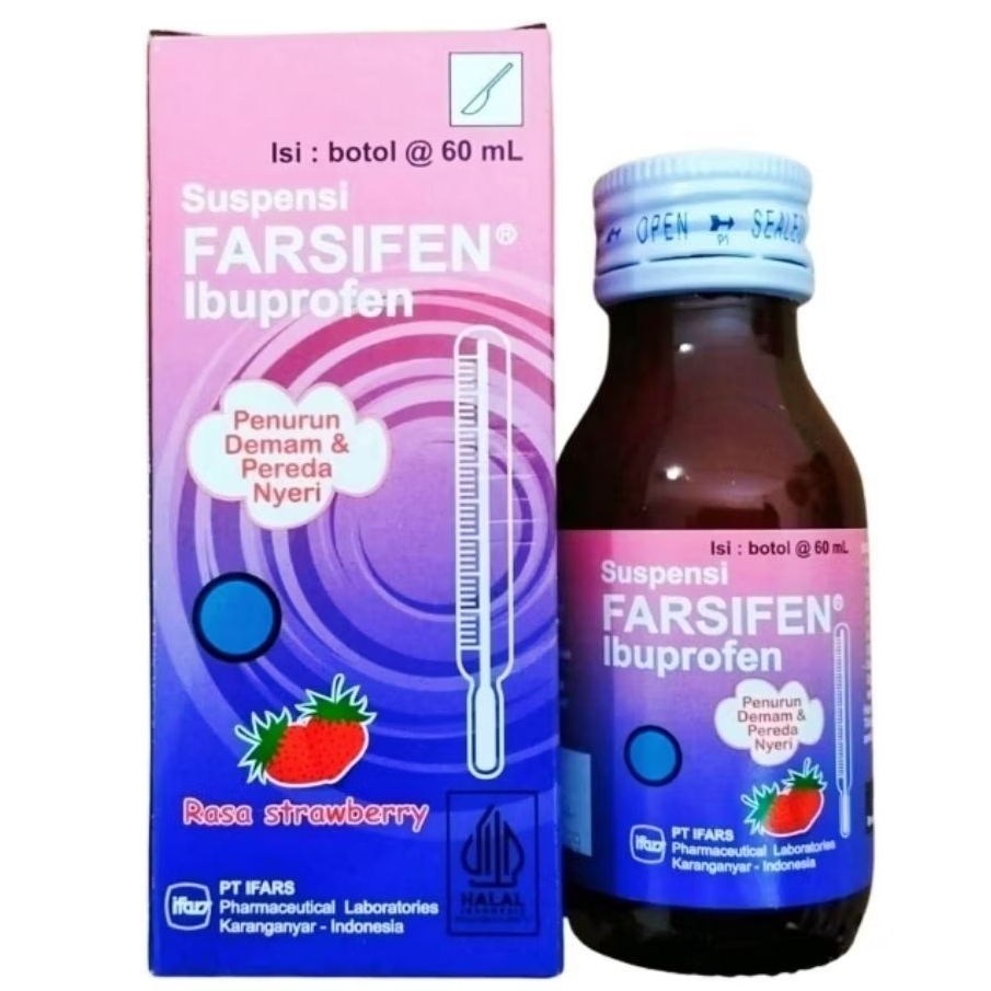 FARSIFEN Suspensi - Ibuprofen 100mg /5ml (60ml)