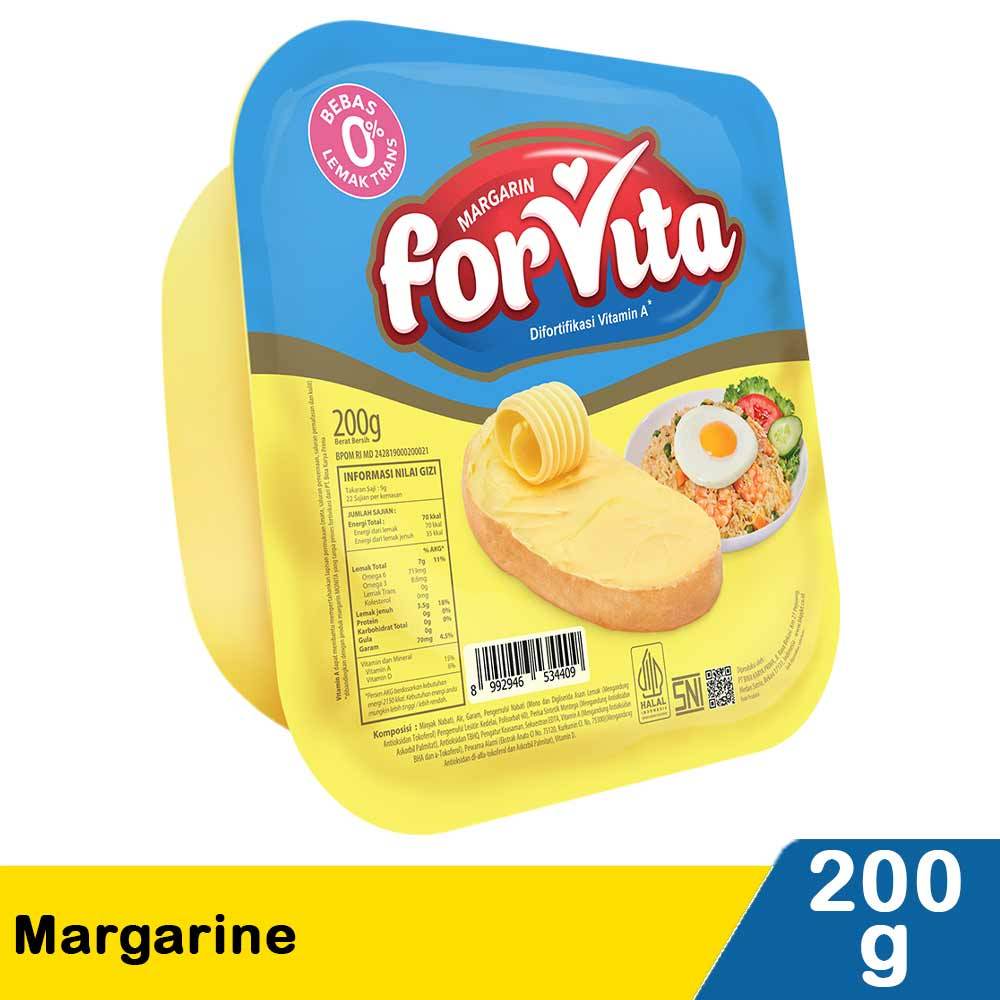 

Margarin Forvita Kemasan Tub 200g Margarine Serbaguna