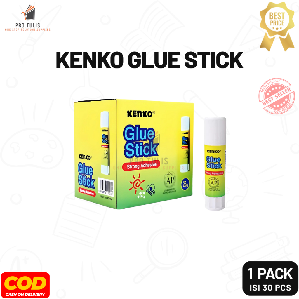 

(1Box) Kenko Glue Stick 8g – Lem Kertas Praktis, Kuat, dan Aman ProTulis