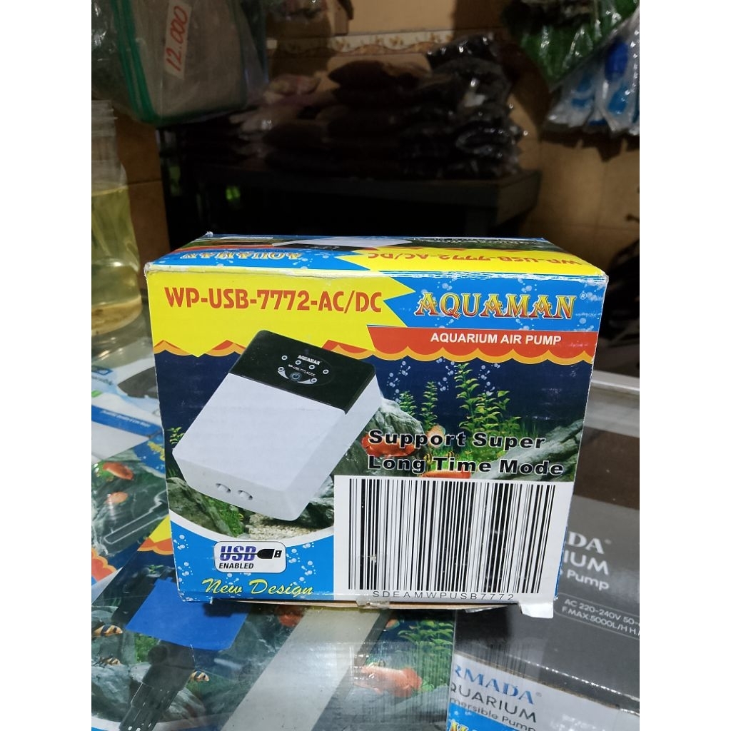 aerator usb AC DC Aquaman 2 lubang