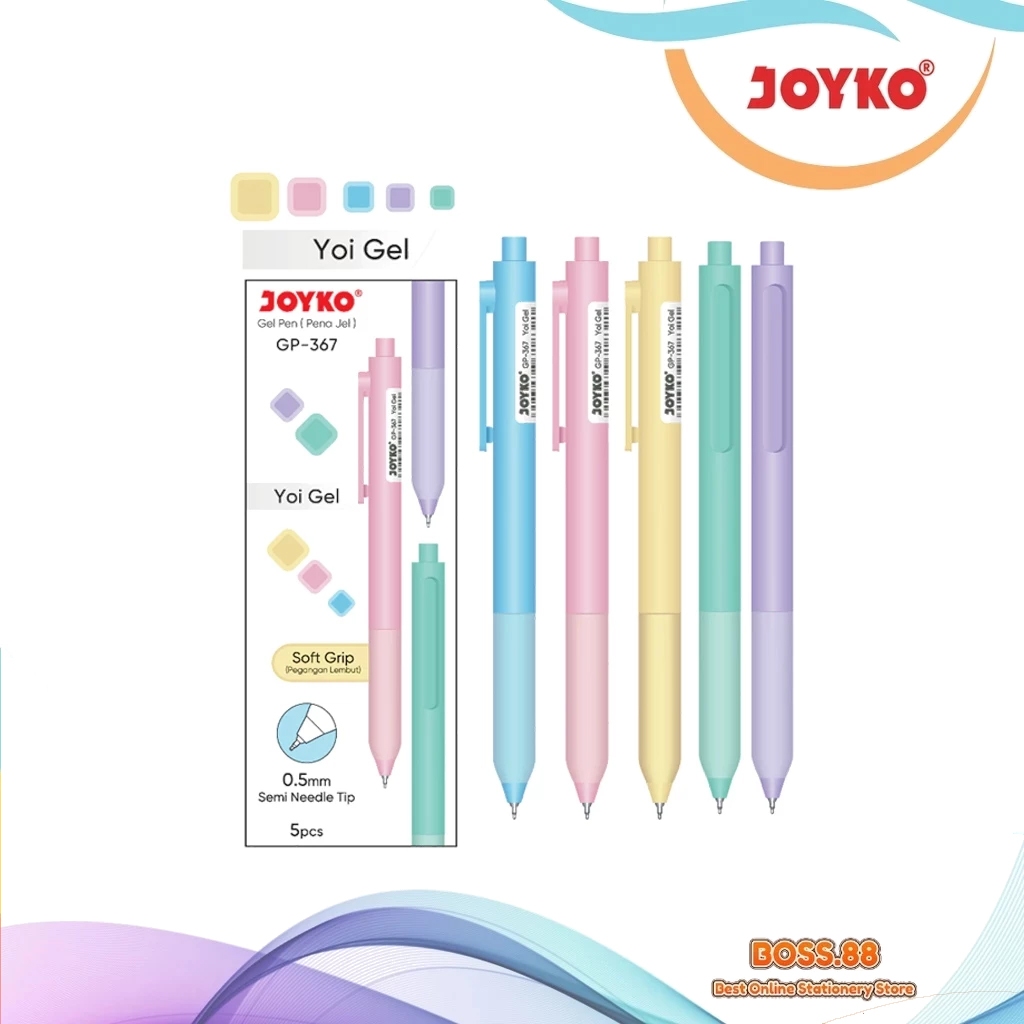 

GEL PEN JOYKO GP-367 YOI ISI 5 (1 SET)