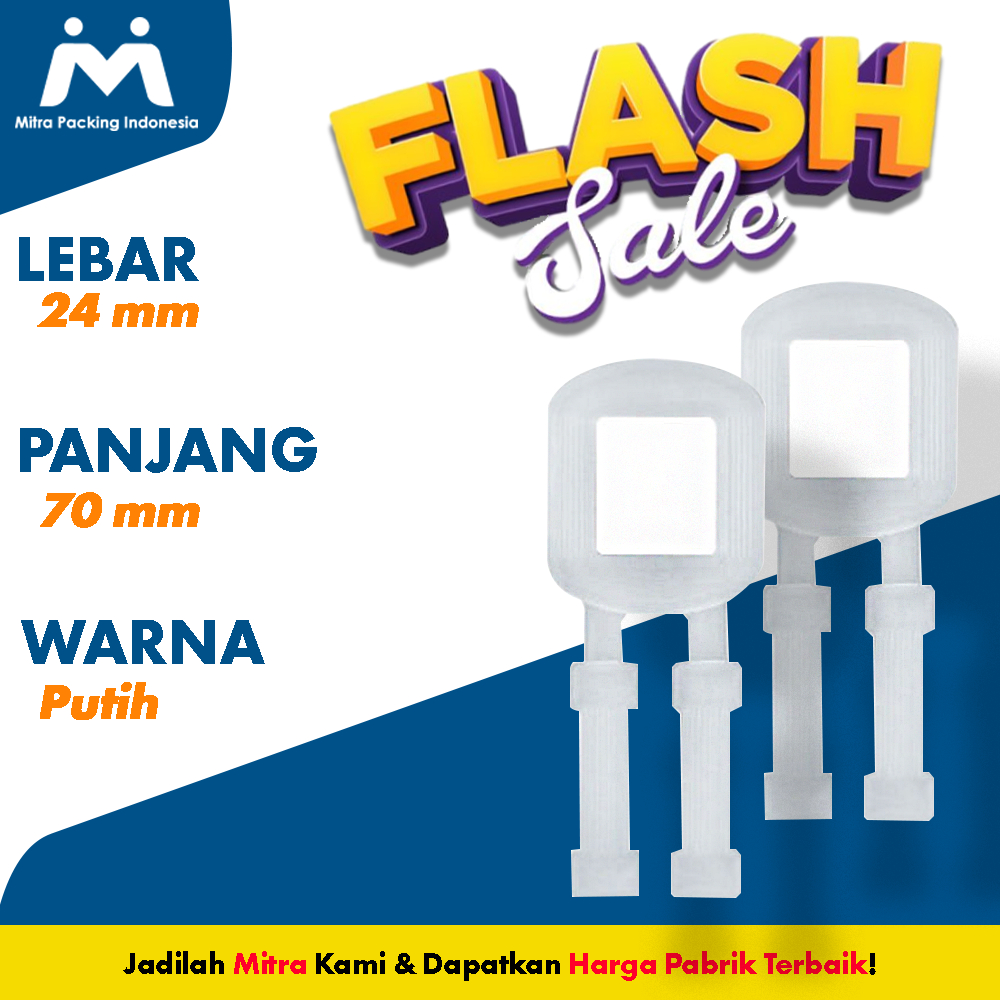 1 KG Klem Gesper Plastik Klem Super Untuk Tali Straping Band - Mitra Packing Indonesia