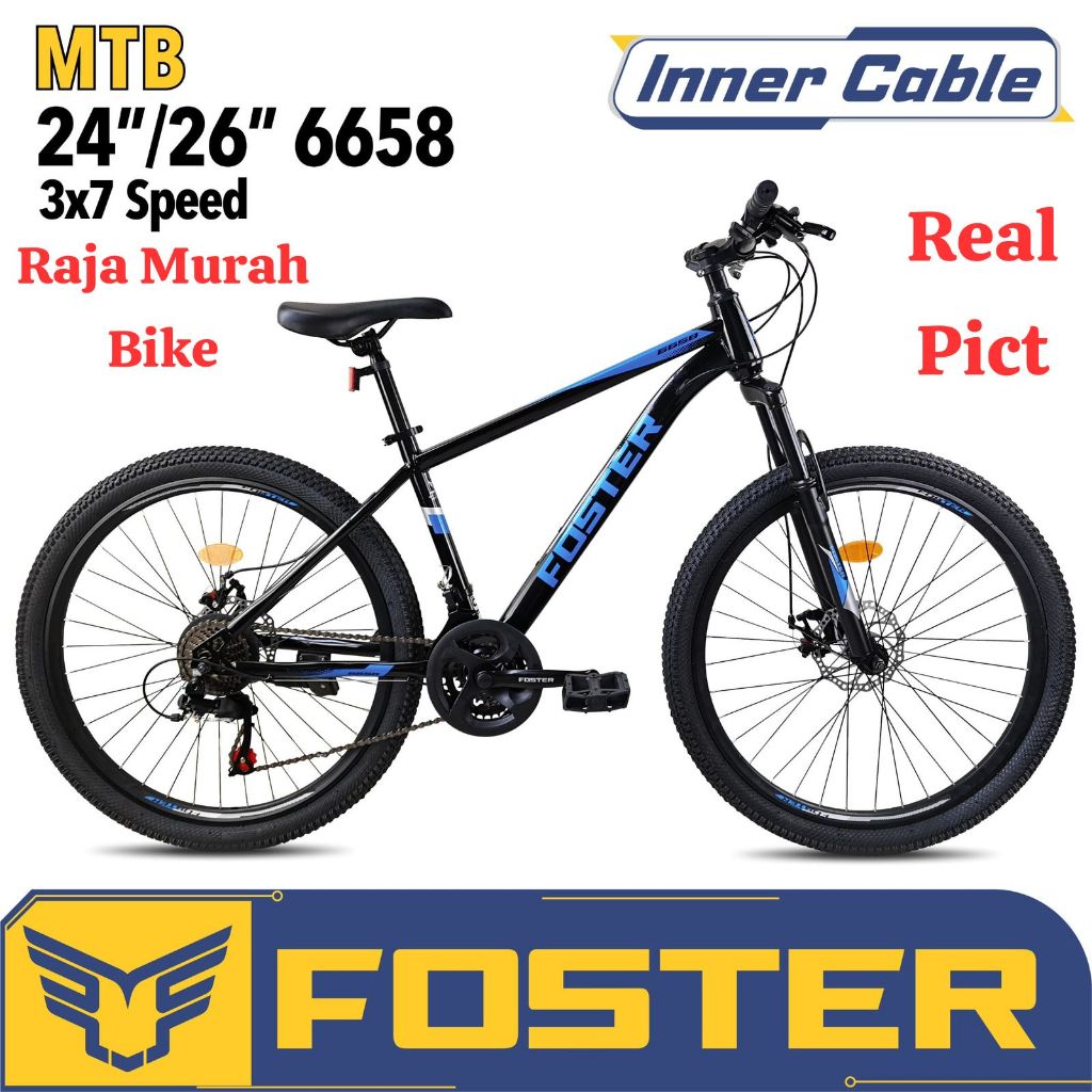 Sepeda Gunung Terbaru Mtb 26 Inch Foster 6658 Rem Cakram Sepeda Gunung Foster 6658 26 Inch