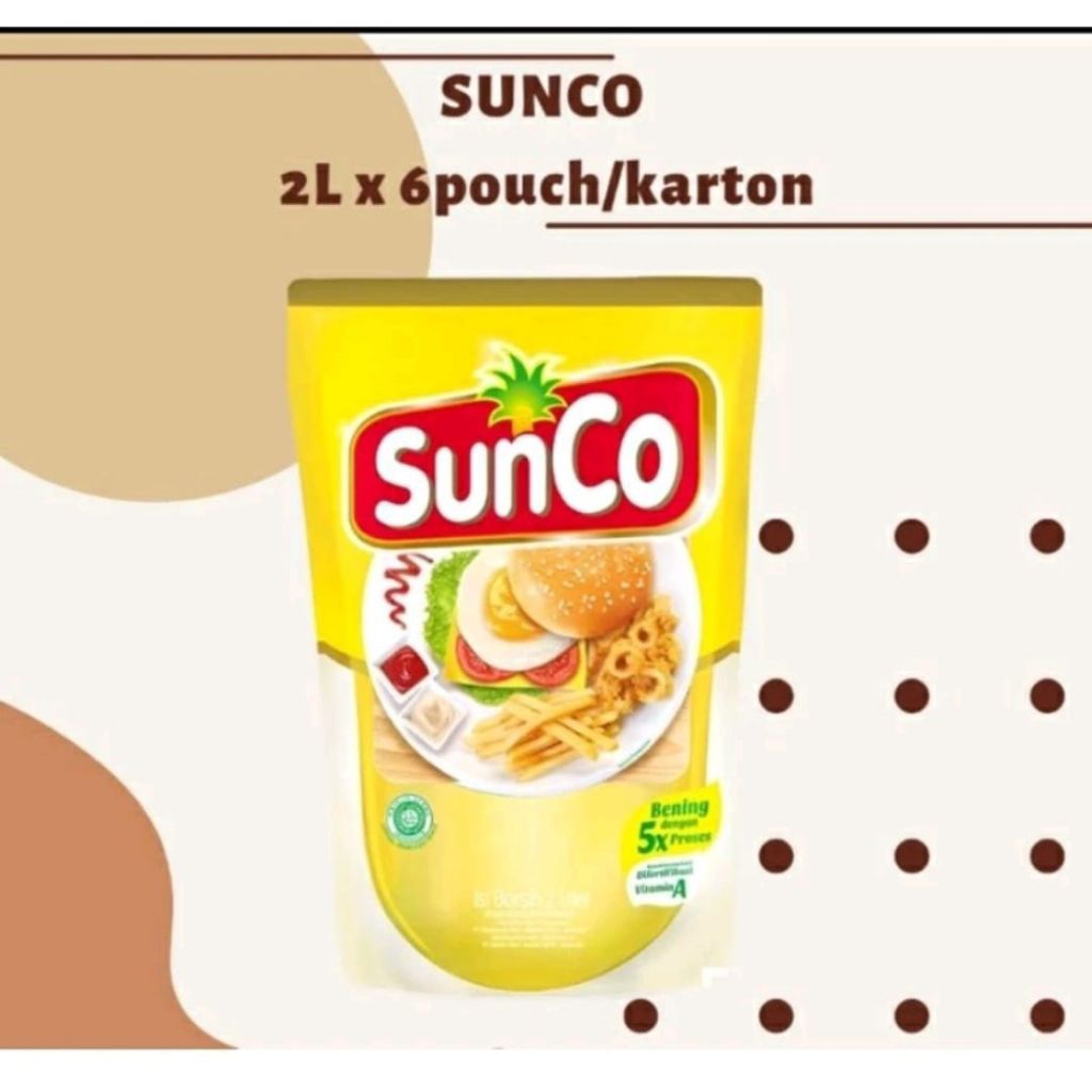 

Sunco Minyak Goreng 2L Isi 6 Pouch
