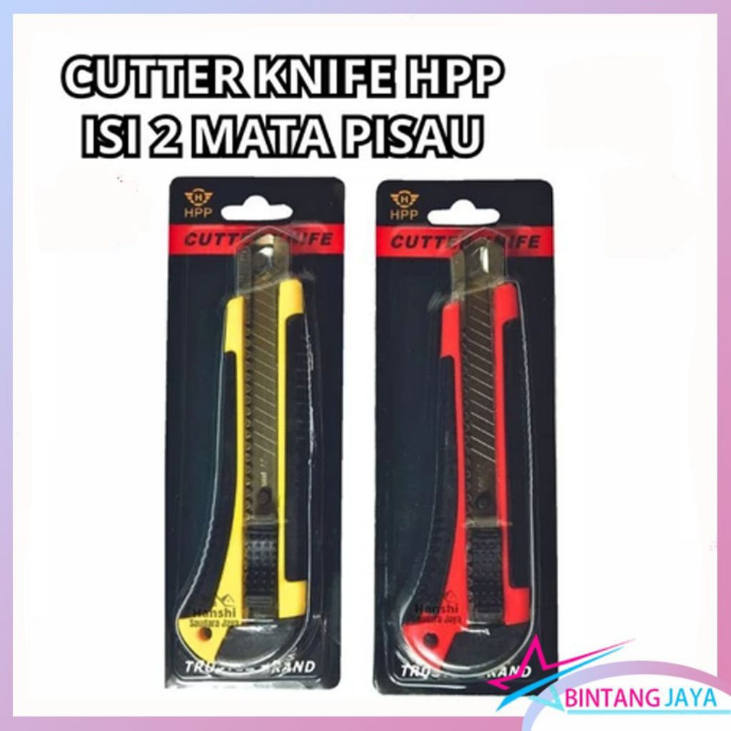 

Pisau Cutter Pres Besar Murah / Pisau Cutter Dorong Bagus Murah‎