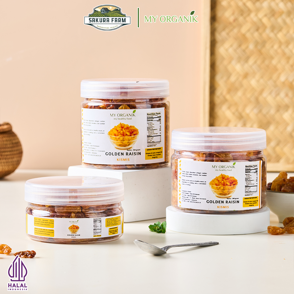 

MY Organik Kismis Golden Raisins Premium Organik Original 100% Raisin Simin Organic