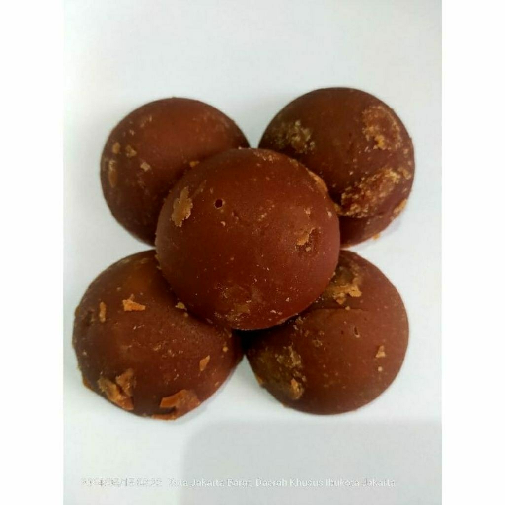 

1 kilogram gula merah batok 100% halal gratis packing buble wrap